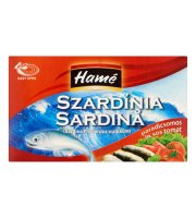 HAMÉ Szardínia paradicsomos, 125 g