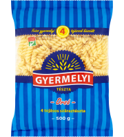 GYERMELYI Száraztészta 4T Orsó, 500 g