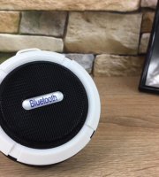 C6 vízálló Bluetooth hangszóró - fehér