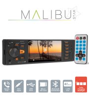 Multimédiás fejegység "Malibu Star" - 1 DIN - 4 x 50 W - BT - MP3 - AUX - SD - USB