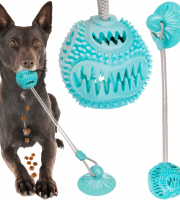 Fogtisztítós készségfejlesztő játék kutyáknak tapadókorongokkal
