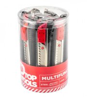 Top Tools törhető pengés kés 18mm - 12db kínáló dobozban 