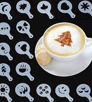 Cappuccino és kávé díszítő sablonok (16db)