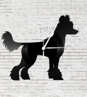 Bakelit falióra - Kínai meztelen kutya