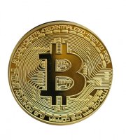 Bitcoin dekorációs érme