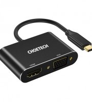 Choetech USB-C -> VGA+HDMI 4K60hz