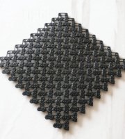 Csúszásgátló fürdőszobai szőnyeg - fekete