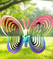 Látványos Pillangó Kerti Dísz (4db)
