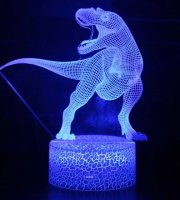 3d Dinós Led Lámpa - T-Rex