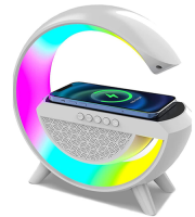 RGB intelligens LED lámpa, bluetooth hangszóróval és telefontöltéssel