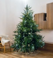 LED karácsonyfa fényfüzér - 1,9 m - 120 LED, hidegfehér - IP44
