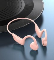 Csontvezető Fülhallgató, Vezeték nélküli vízálló fülhallgató rózsaszín