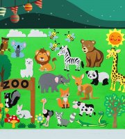 Történetmesélő fejlesztőjáték állatkert