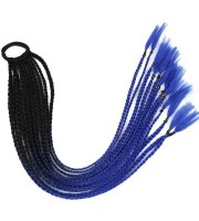 Hajgumi fonattal fekete-kék