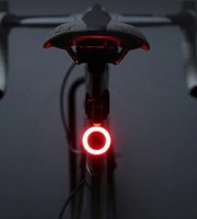 Kerékpár hátsó lámpa, bicikli lámpa, ledes kerékpár lámpa Kör