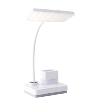 Flexibilis LED asztali lámpa, tolltartó funkcióval