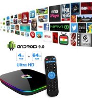 Q Plus Pro - Android TV Box, Facebook, Youtube, Netflix alkalmazásokkal, 4GB RAM +  64 GB ROM