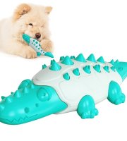 Krokodilos rágójáték kutyáknak kék