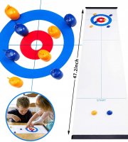 Mini curling játék készlet