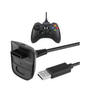 Xbox 360 USB Töltőkábel kontrollerhez - játékkábel, Xbox tartozék, töltőkábel padhoz, USB töltőkábel Xbox 360-hoz