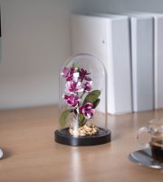 Műnövény dekoráció - orchidea - 11 x 18 cm - 4 féle
