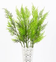 Műnövény dekoráció - leszúrható - zöld - 9 x 45 cm