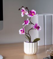 Műnövény dekoráció - orchidea - 11 x 35 cm - 3 féle