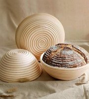 Szakajtó / kenyér kelesztőtál kerek 25*8 cm rattan