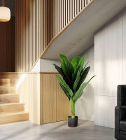 Műnövény dekoráció - colocasia - 100 cm