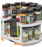 Spice Spinner - Forgatható fűszertartó állvány, 40 db fűszernek