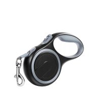 Póráz - 8 m - fekete / szürke