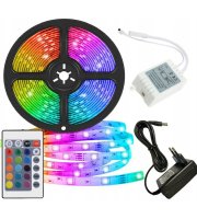 RGB LED szalag - 5 m - 60 LED / m - IP65