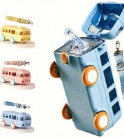 500 Ml-es Kreatív Busz Alakú kulacs gyerekeknek