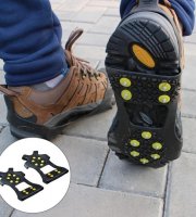 1 pár 10 szegecses csúszásgátló cípőborítás M