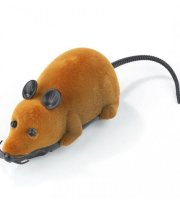 Macskajáték, egér játék, távirányítós egér Barna fekete fülekkel