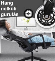 Univerzális, néma gurulós szék pótkerék, pótgörgő