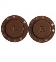 Láthatatlan műanyag mágnes gomb helyettesítő Barna