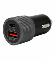 Autós szivargyújtós töltő  USB és USB C porttal