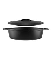 Öntöttvas Szeletsütő 30*6 cm Íves fülű