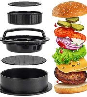 Műanyag Hamburger/húspogácsa készítő/ Burgonyaprés ~12,5 cm