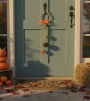 Őszi dekoráció - ajtódísz - 2 féle - 30,5 cm