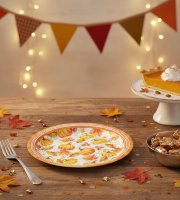 Papírtányér szett - tökös - 2 méret - 12 db / csomag