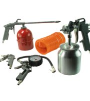 Általános szerszámkészlet - pneumatikus - levegő-, festék-, olajpisztoly - 5 db-os szett