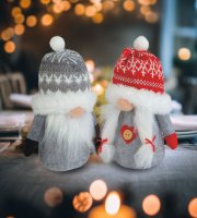 Karácsonyi skandináv manó - 20 x 11 x 8 cm - 2 féle