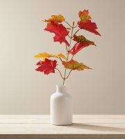 Őszi dekoráció - falevél - 30 cm - leszúrható
