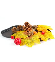 Őszi dekoráció - falevél, toboz, tök szett - 4 féle