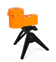 Lézeres mini szintező tripoddal - 105 x 50 x 60 mm - 3 x AG13