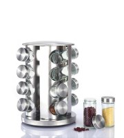 Forgó fűszertartó 16 részes rozsdamentes