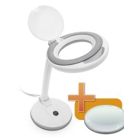 LED lámpa - nagyító lencsével - 4" - 100 mm