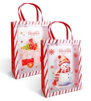 Karácsonyi ajándéktáska - 32 x 25 x 11 cm - 2 féle
